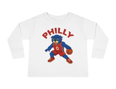Philadelphia Basketball – Long Sleeve Tee – Kids (unisex)