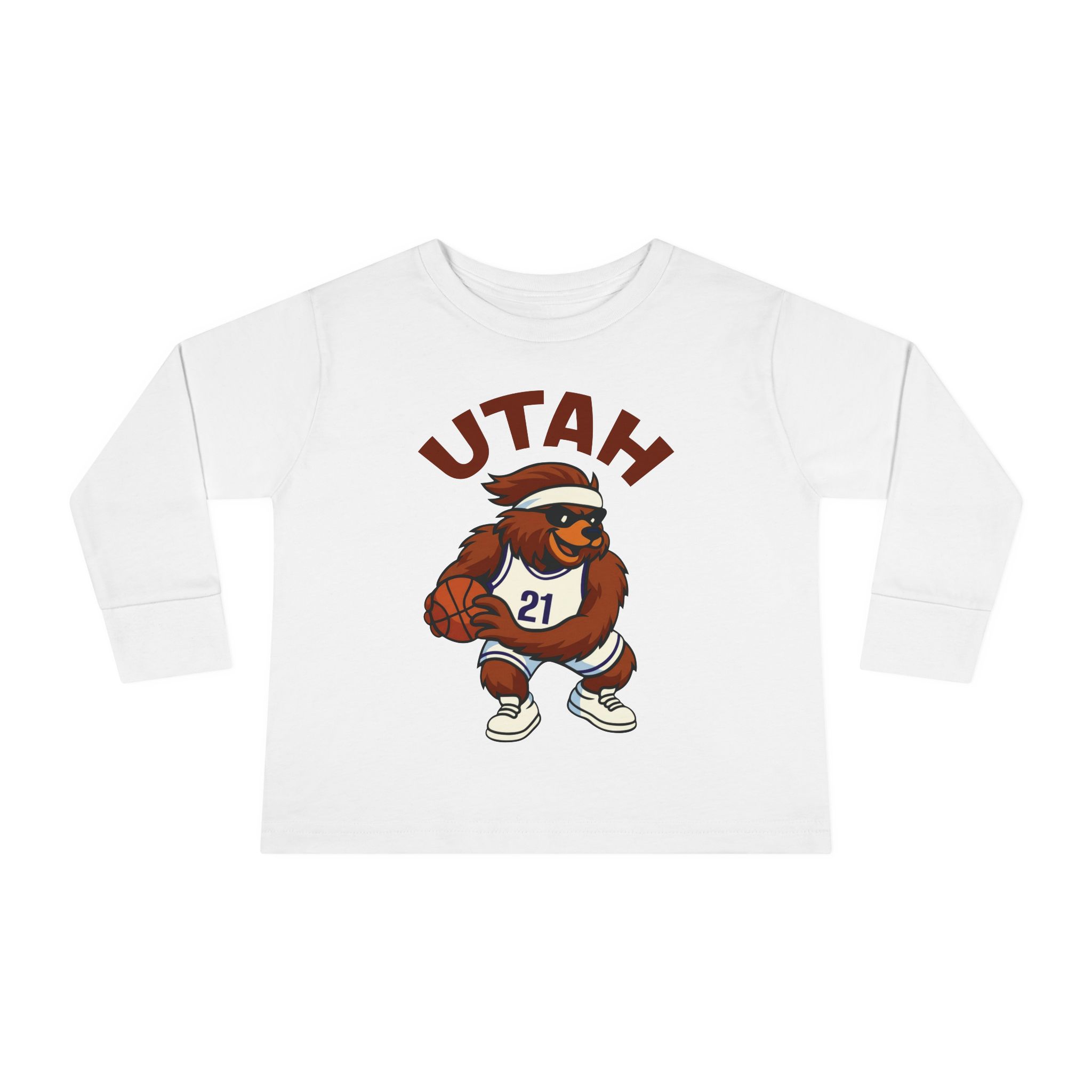 Utah Basketball – Long Sleeve Tee – Kids (unisex)