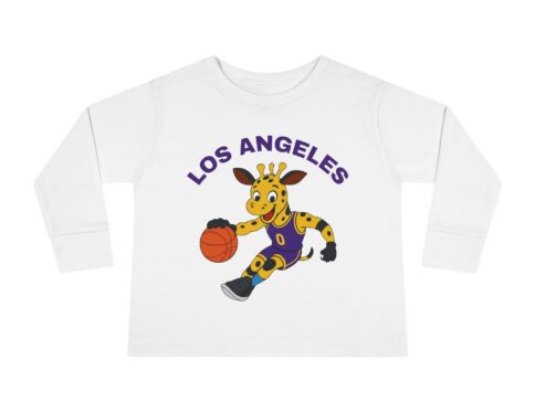 Los Angeles Basketball – Long Sleeve Tee – Kids (unisex)