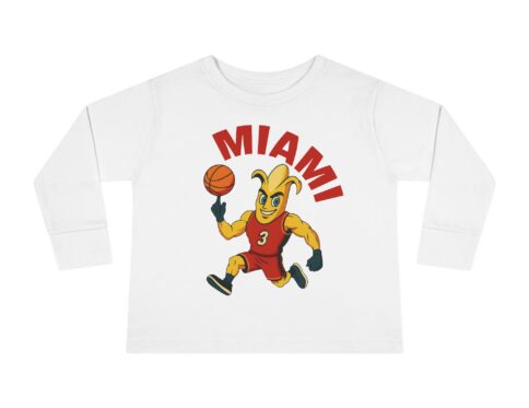 Miami Basketball – Long Sleeve Tee – Kids (unisex)