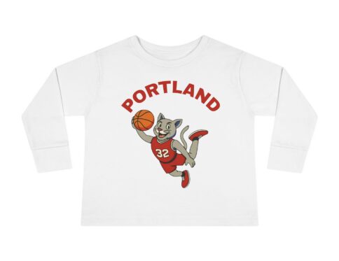Portland Basketball – Long Sleeve Tee – Kids (unisex)