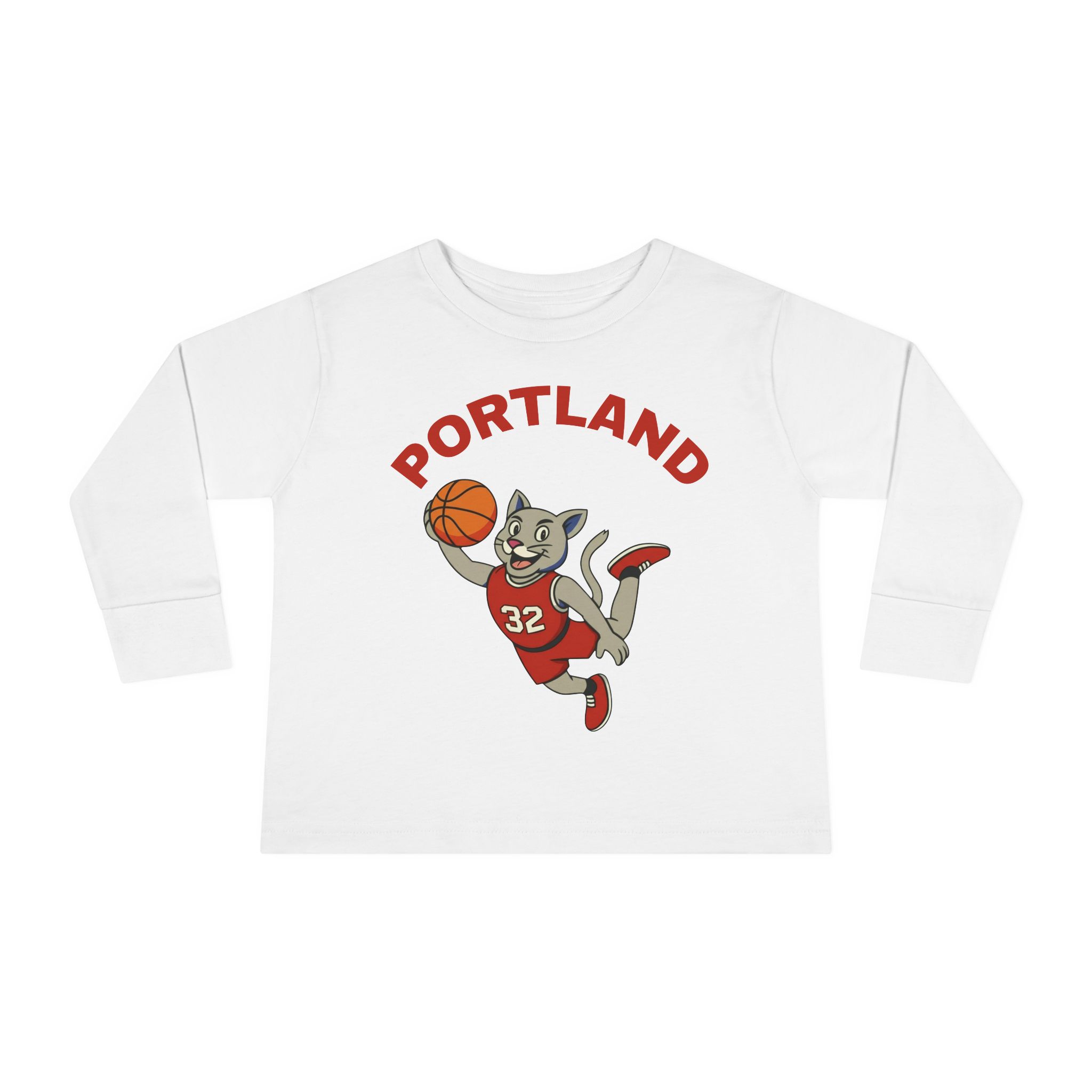 Portland Basketball – Long Sleeve Tee – Kids (unisex)