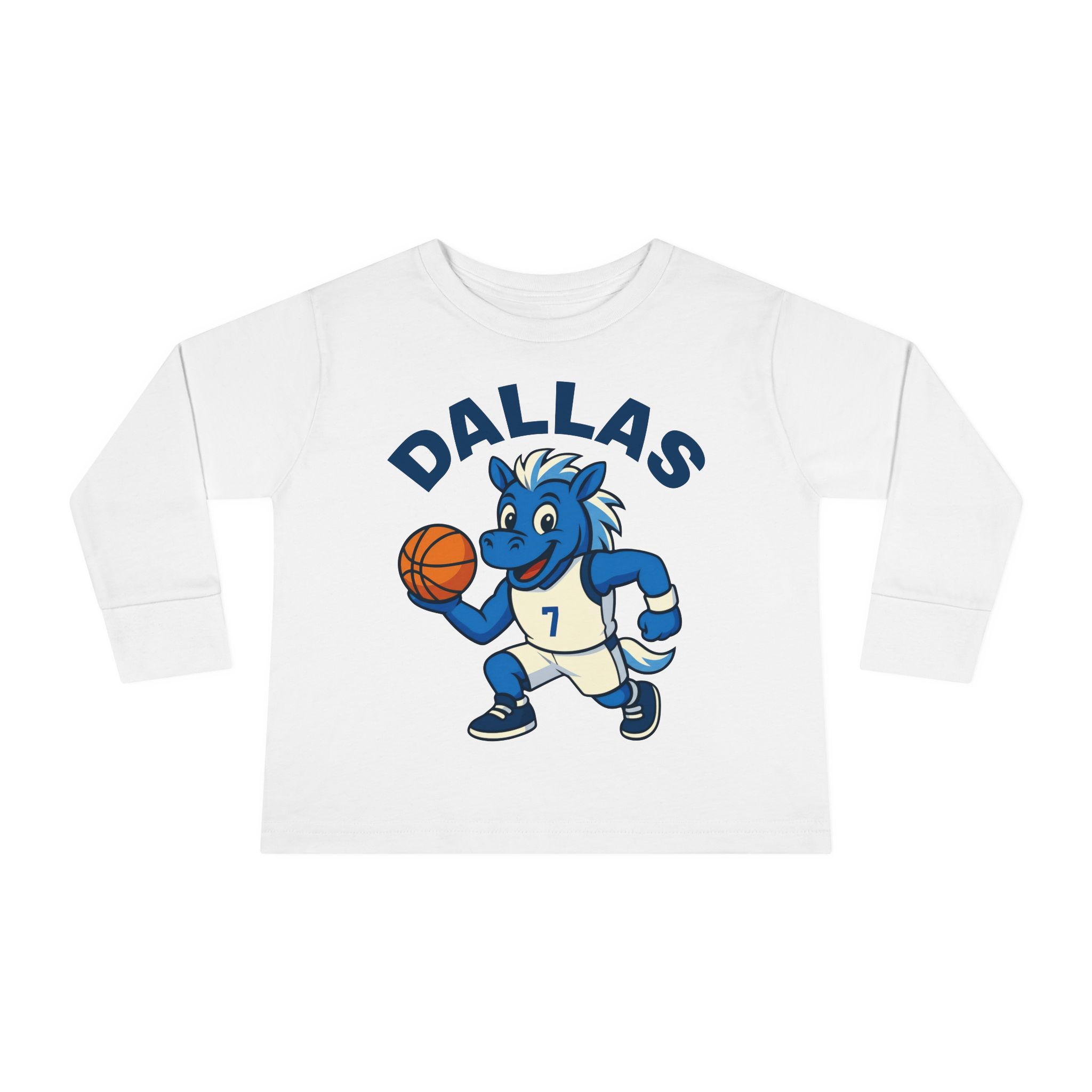 Dallas Basketball – Long Sleeve Tee – Kids (unisex)