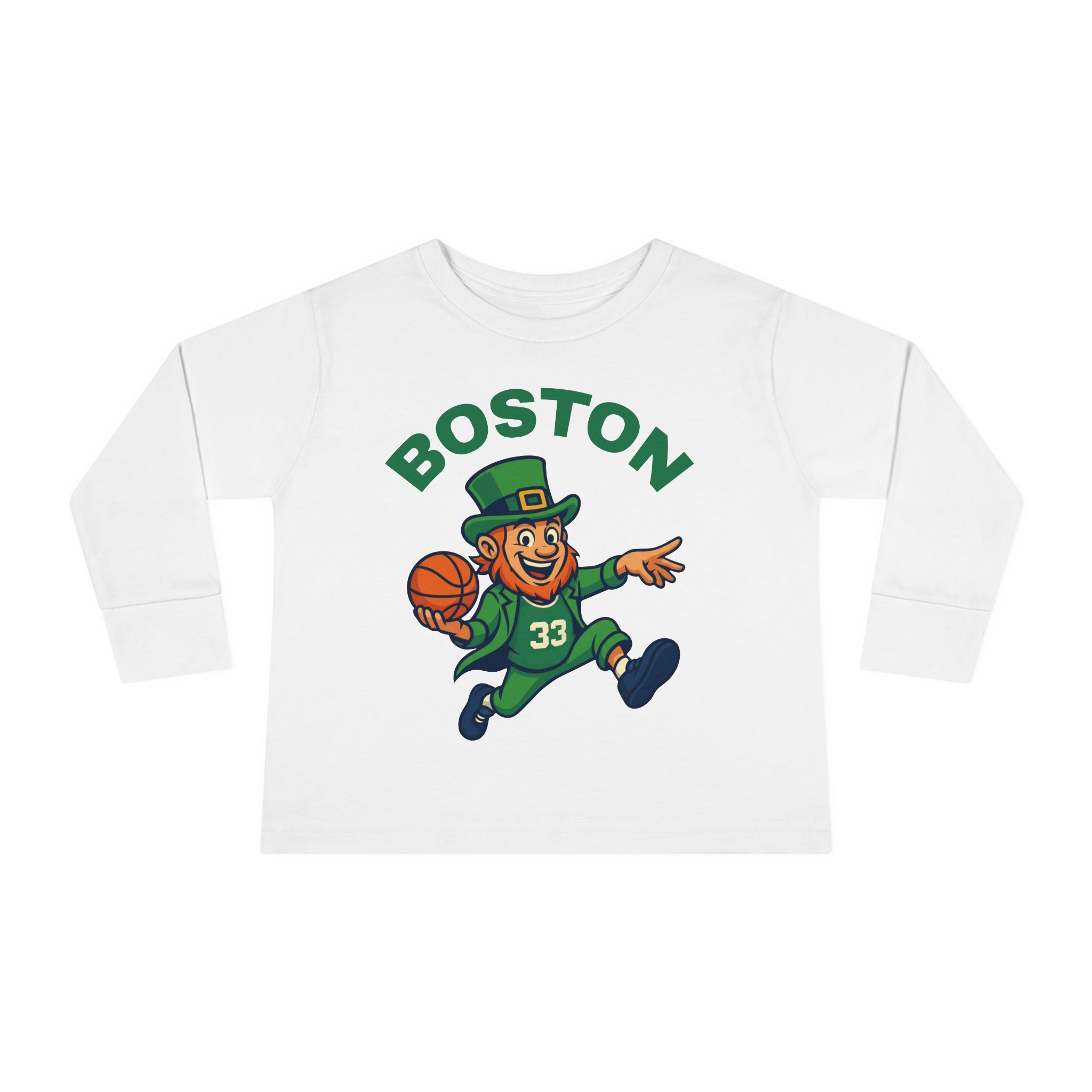 Boston Basketball – Long Sleeve Tee – Kids (unisex)