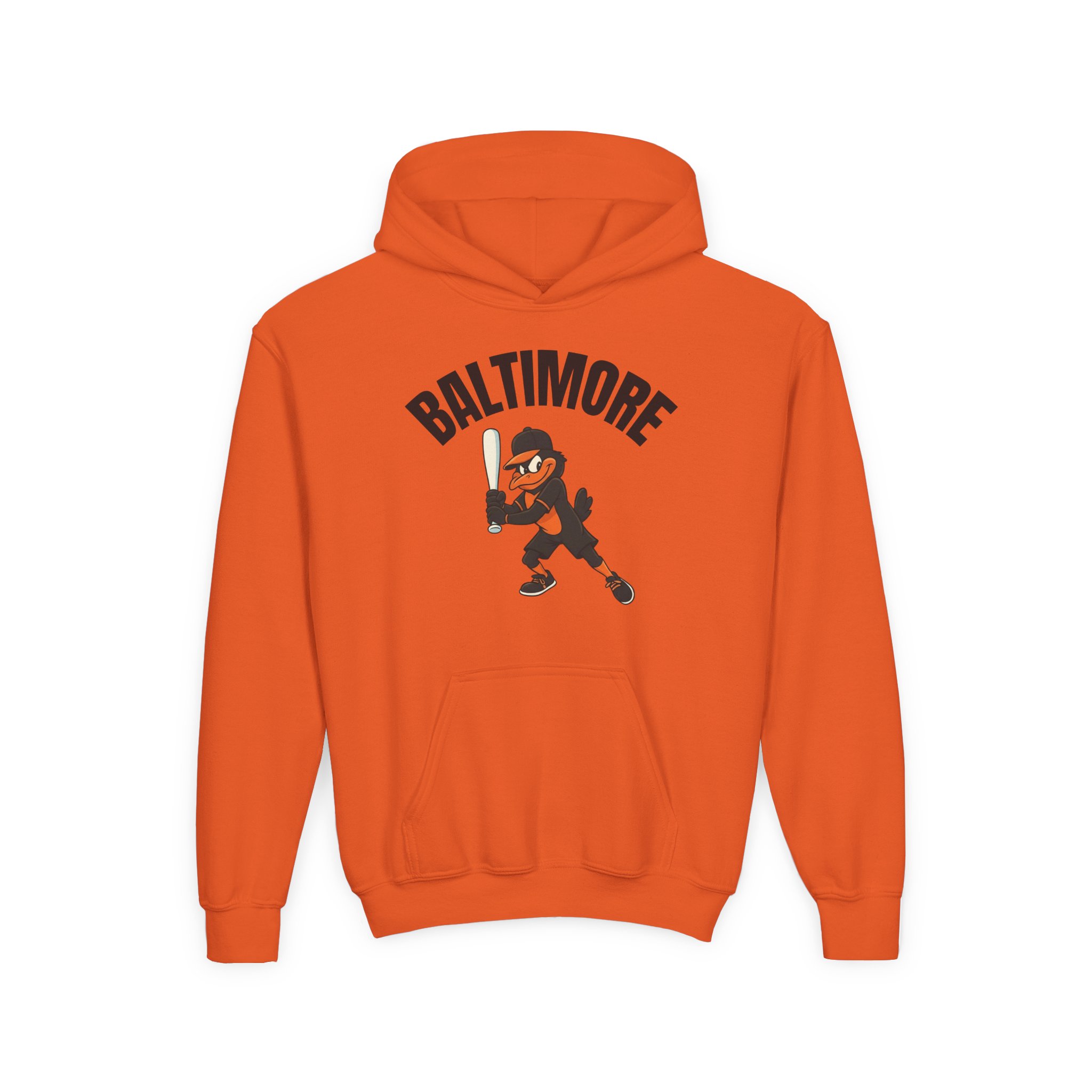 Baltimore Baseball Hoodie – Kids (unisex)