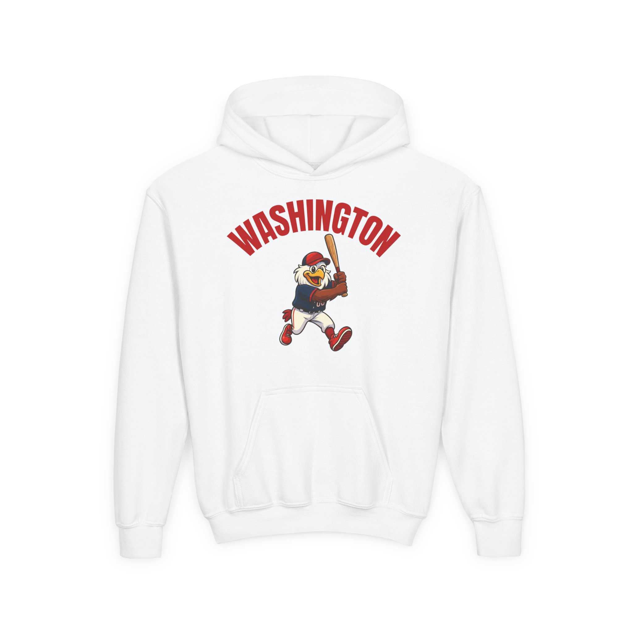 Washington Baseball Hoodie – Kids (unisex)