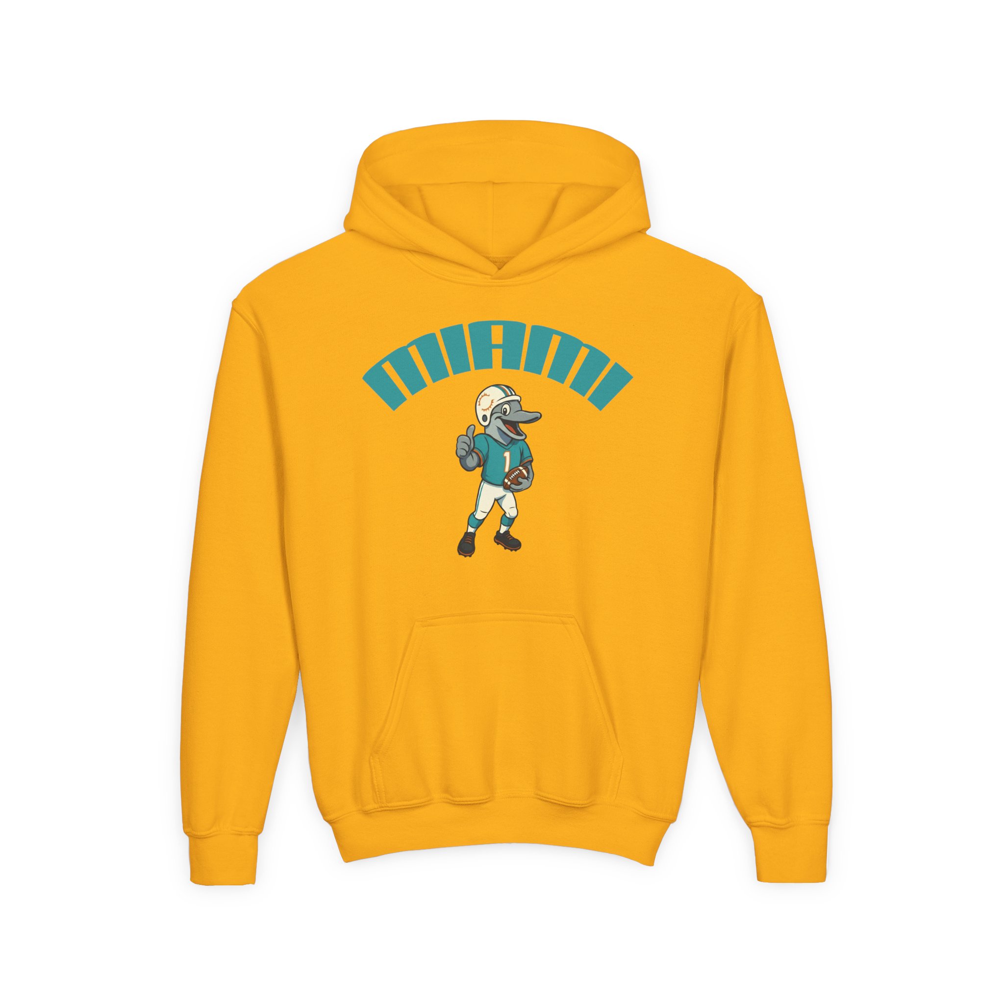 Miami Football Hoodie – Kids (unisex)
