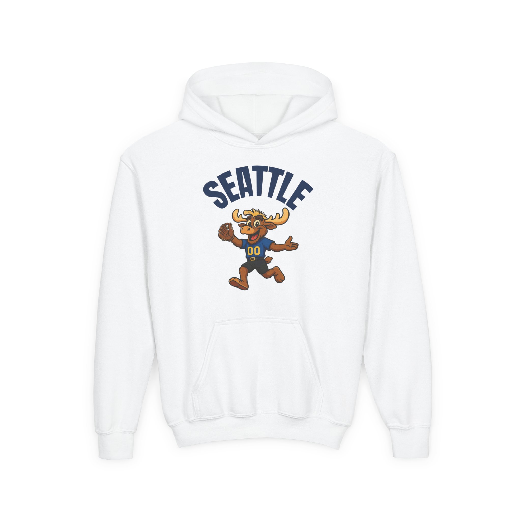 Seattle Baseball Hoodie – Kids (unisex)